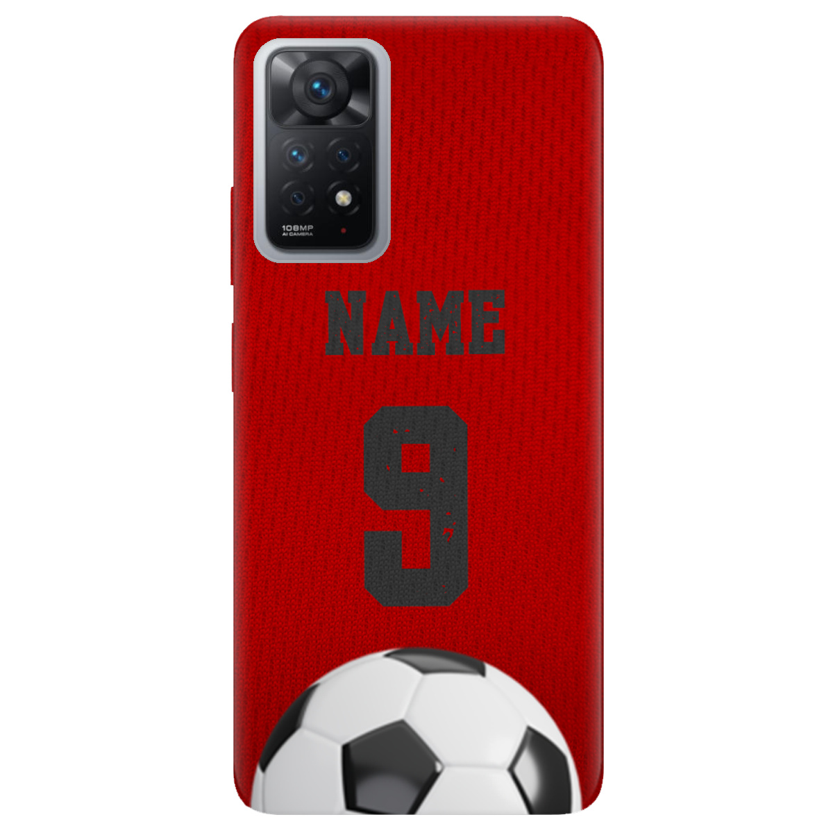 Чехол для Xiaomi Redmi Note 12 Pro 4G З вашим іменем та номером - фото 1 - Чехлы для телефонов