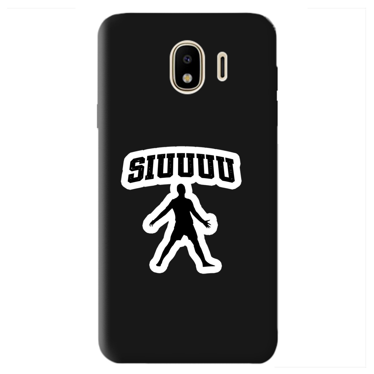 Чохол для Samsung Galaxy J4 2018 чорний матовий soft touch Твоя гра - фото 1 - Чохли для телефонів