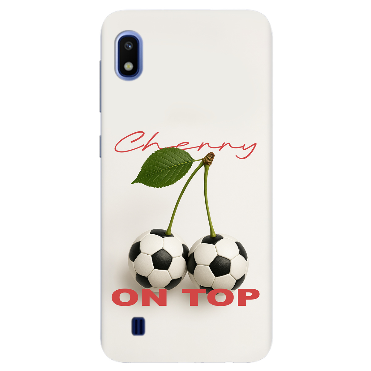 Чохол для Samsung Galaxy A10 Вишневий мʼяч - фото 1 - Чохли для телефонів