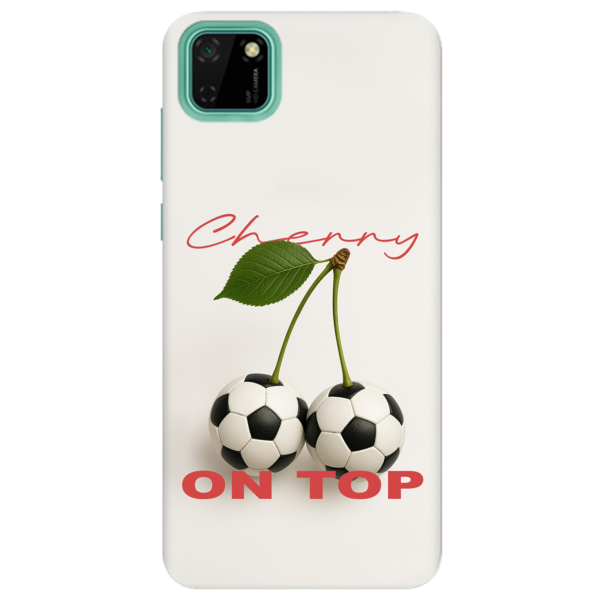 Чохол для Huawei Y5p Вишневий мʼяч - фото 1 - Чохли для телефонів