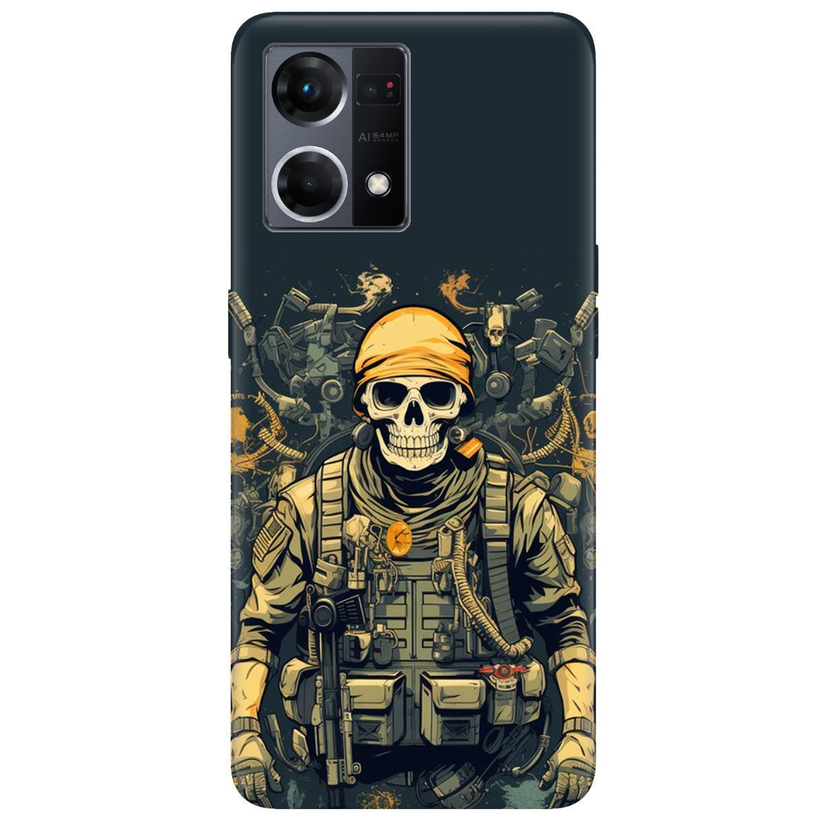 Чехол для Oppo Reno  7 4G Душа бійця - фото 1 - Чехлы для телефонов