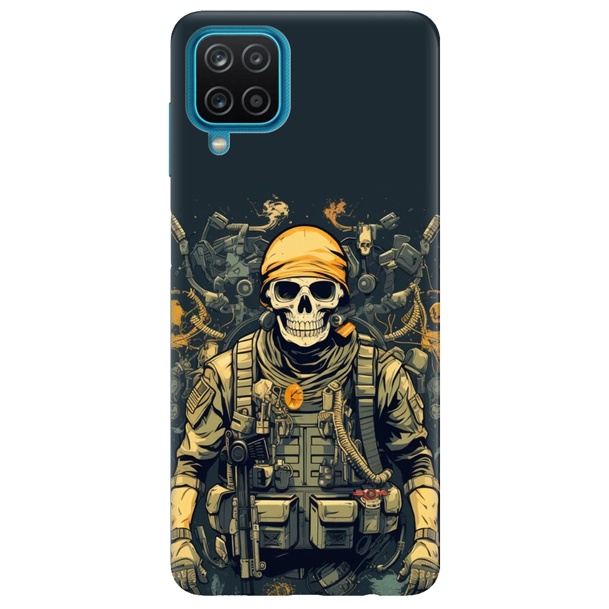 Чохол для Samsung Galaxy A12 5G Душа бійця - фото 1 Чохол для Samsung Galaxy A12 5G Душа бійця - фото 1 - Чохли для телефонів