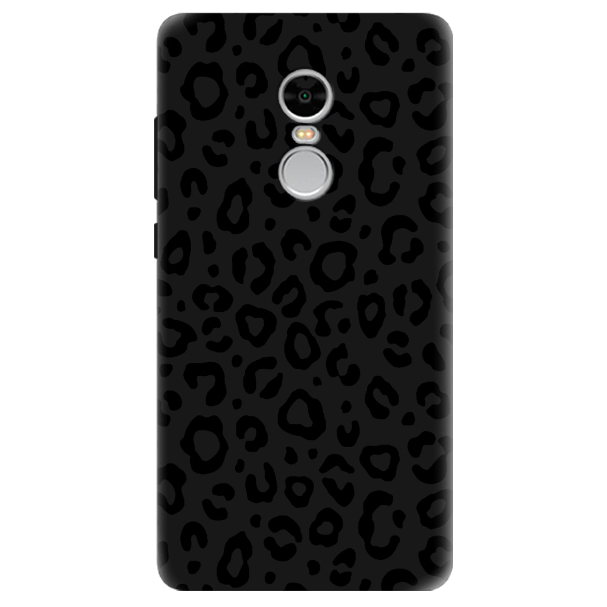Чохол для Xiaomi Redmi Note 4 чорний матовий soft touch Принт савани - фото 1 - Чохли для телефонів