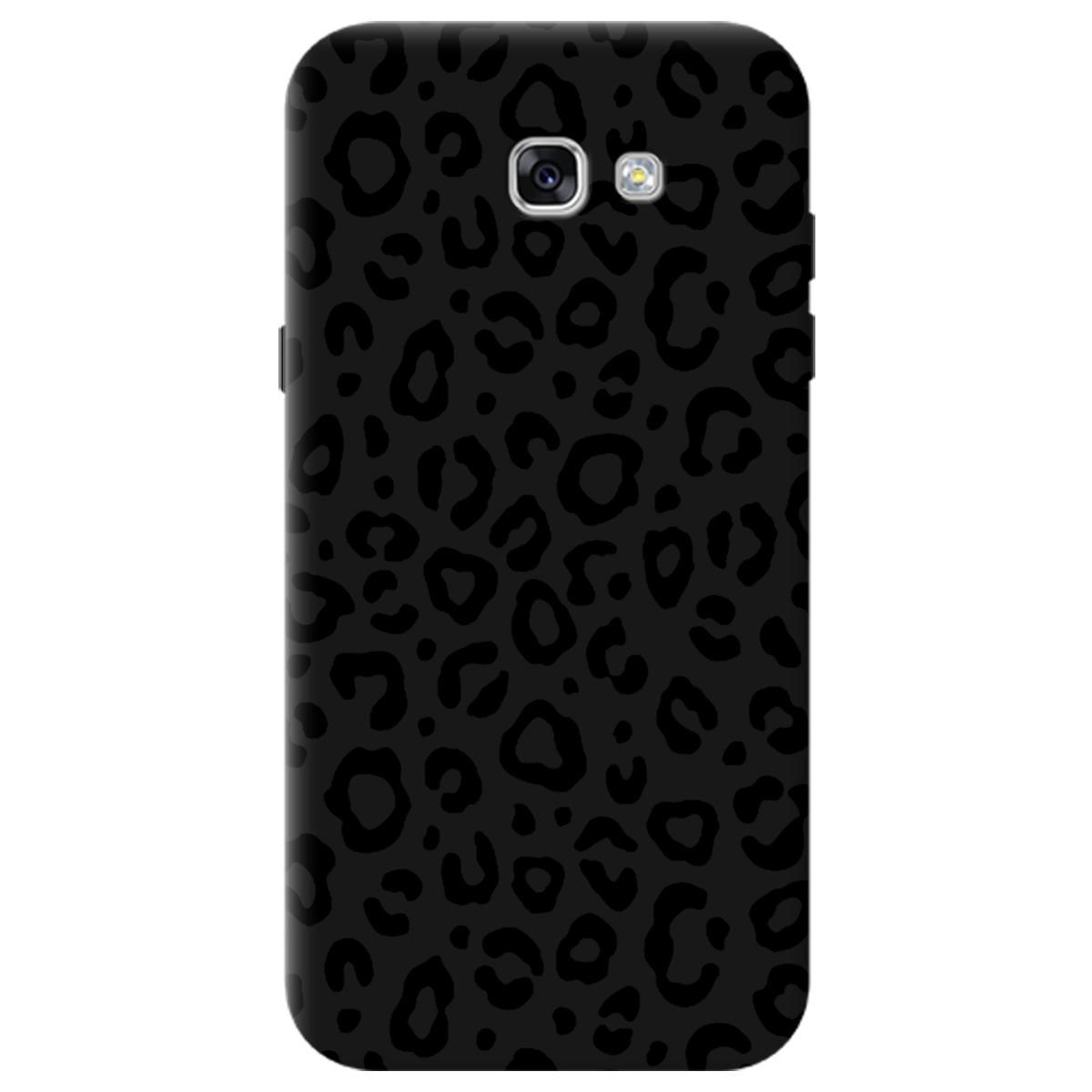 Чохол для Samsung Galaxy A7 2017 чорний матовий soft touch Принт савани - фото 1 - Чохли для телефонів