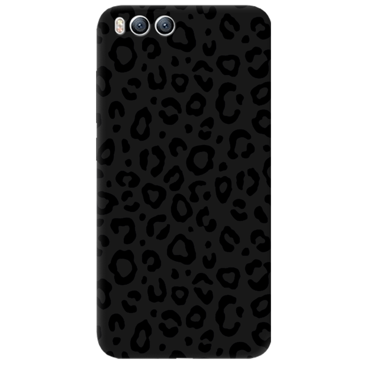 Чехол для Xiaomi Mi 6 черный матовый soft touch Принт савани - фото 1 - Чехлы для телефонов