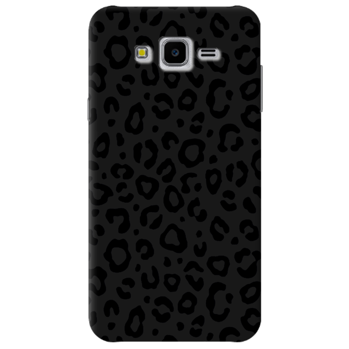 Чехол для Samsung Galaxy J7 Neo J701F / DS черный матовый soft touch Принт савани - фото 1 - Чехлы для телефонов