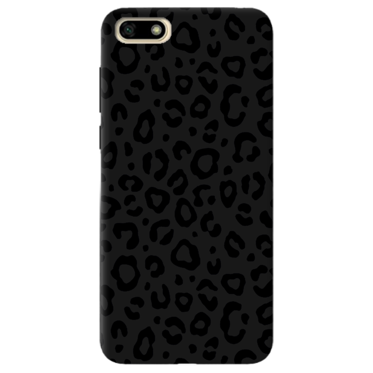 Чехол для Huawei Y5 2018 черный матовый soft touch Принт савани - фото 1 - Чехлы для телефонов