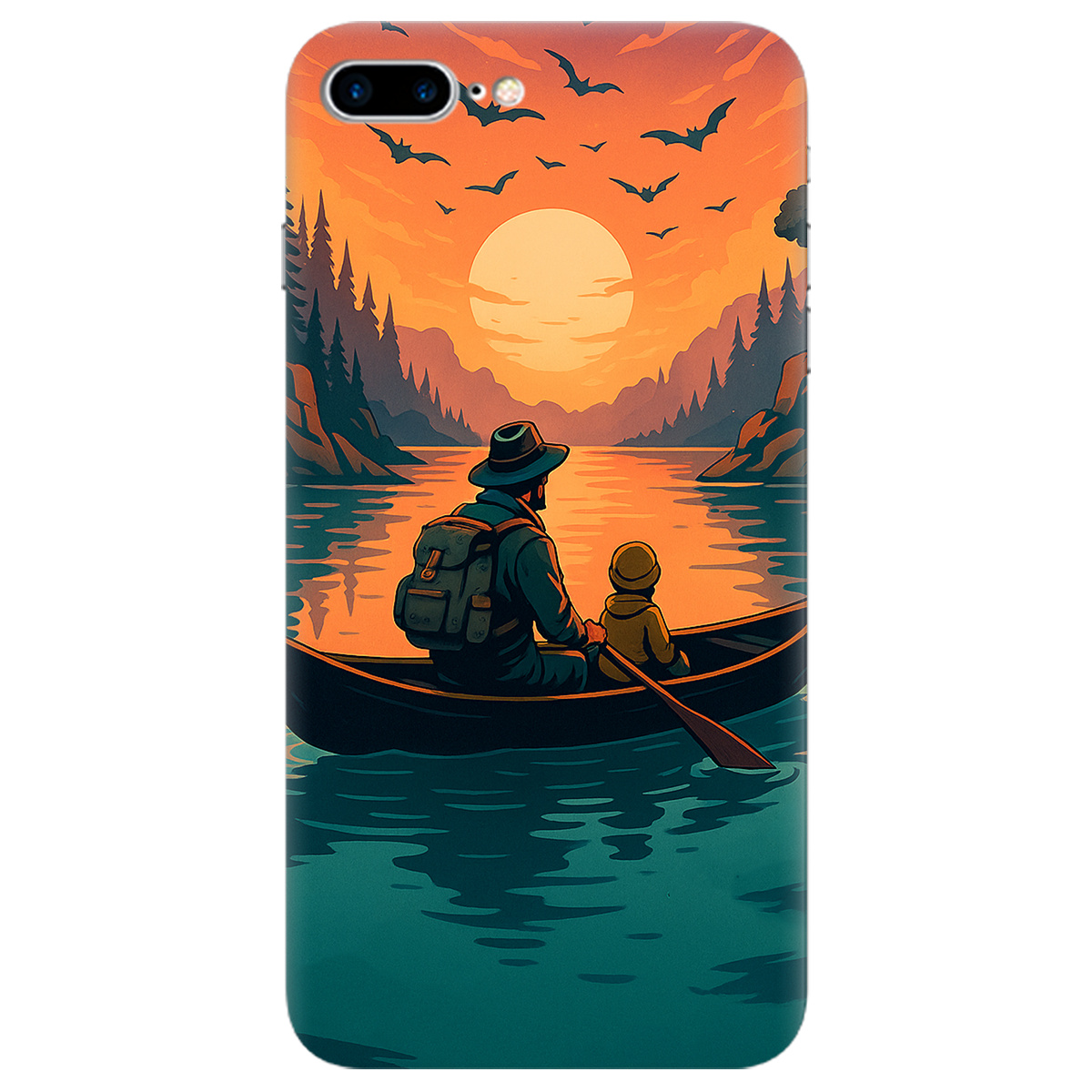 Чохол для Apple iPhone 7 Plus Тиха риболовля - фото 1 - Чохли для телефонів