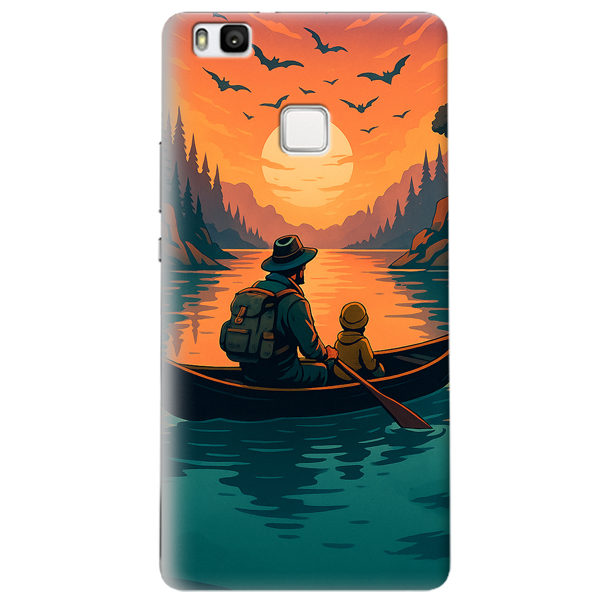 Чехол для Huawei P9 Lite Тиха риболовля - фото 1 - Чехлы для телефонов