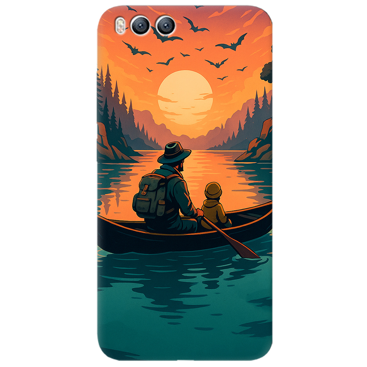 Чохол для Xiaomi Mi 6 Тиха риболовля - фото 1 - Чохли для телефонів