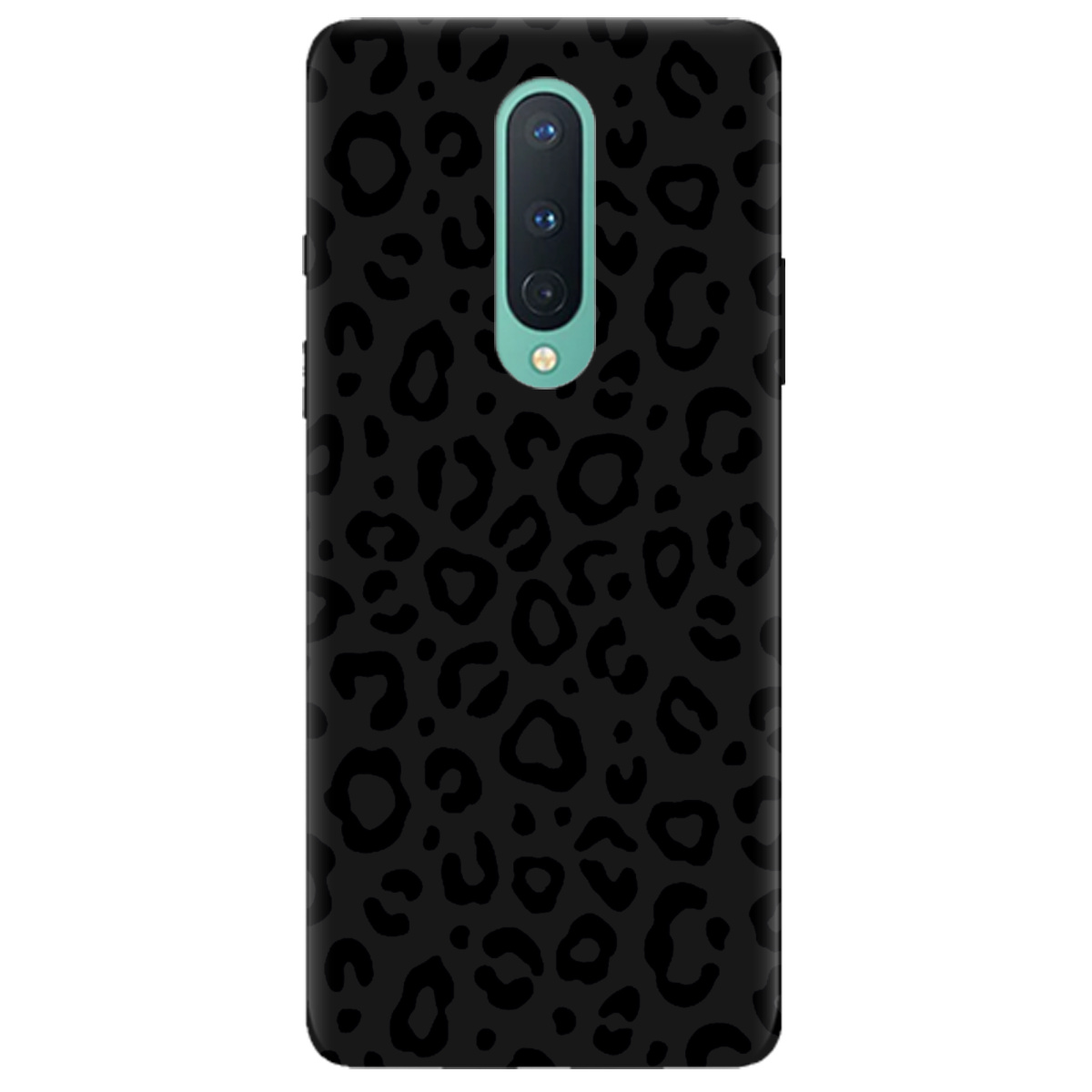 Чохол для OnePlus 8 чорний матовий soft touch Принт савани - фото 1 - Чохли для телефонів