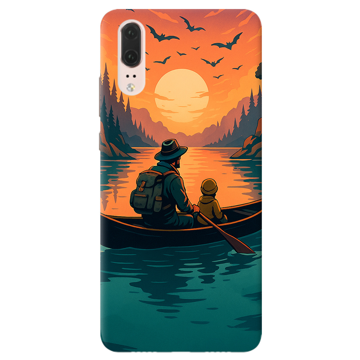 Чохол для Huawei P20 Тиха риболовля - фото 1 - Чохли для телефонів