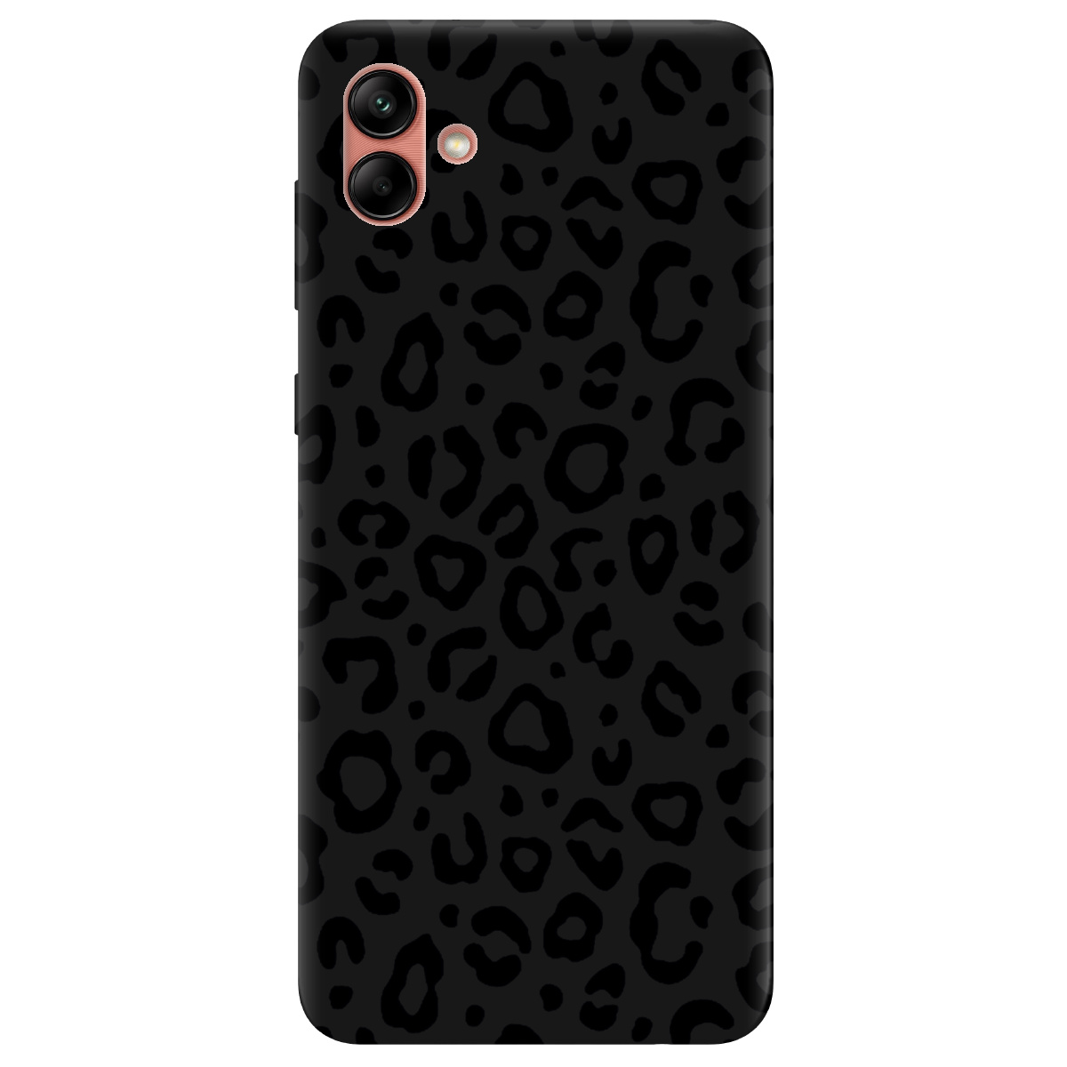 Чохол для Samsung Galaxy A04 чорний матовий soft touch Принт савани - фото 1 - Чохли для телефонів