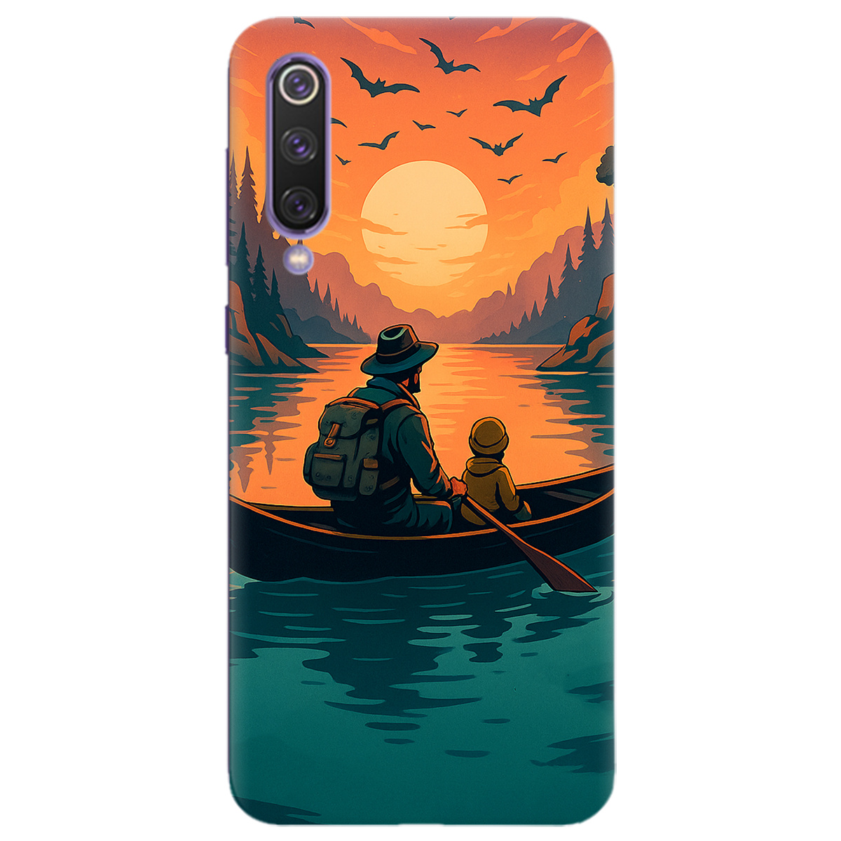 Чохол для Xiaomi Mi 9 SE Тиха риболовля - фото 1 Чохол для Xiaomi Mi 9 SE Тиха риболовля - фото 1 - Чохли для телефонів