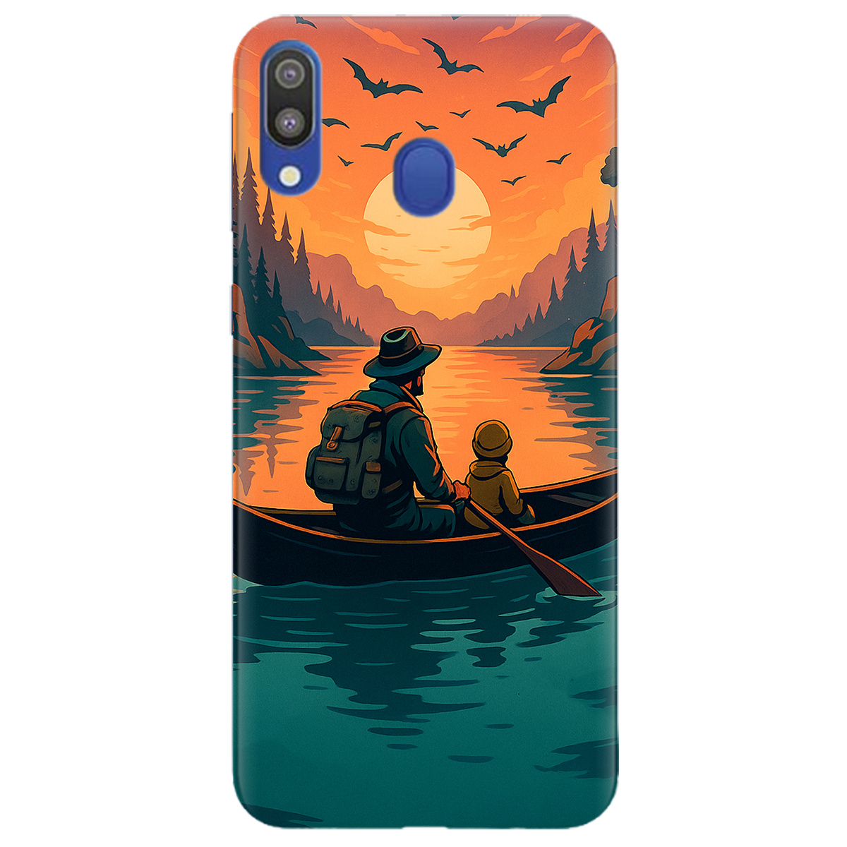 Чохол для Samsung Galaxy M20 Тиха риболовля - фото 1 - Чохли для телефонів