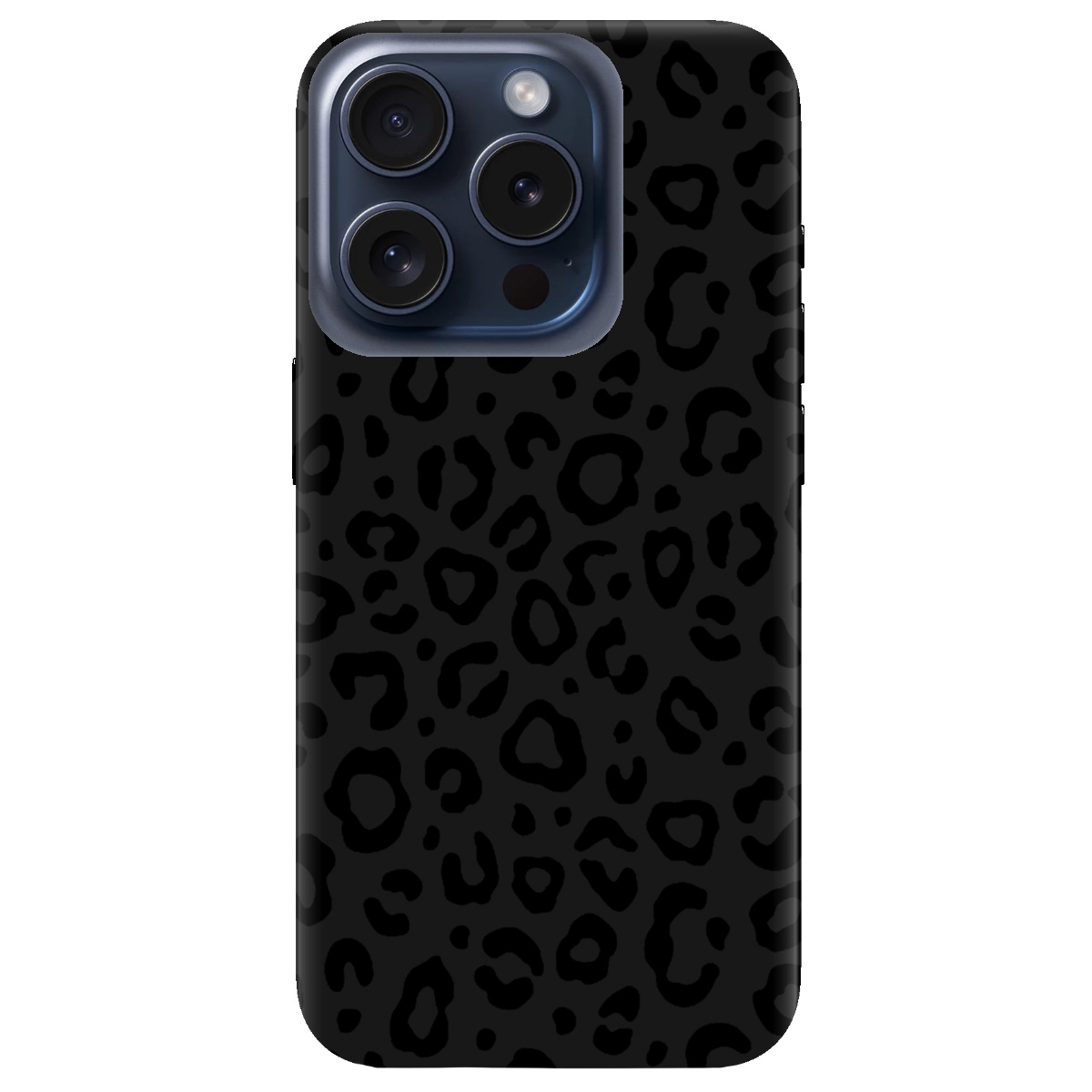 Чохол для Apple iPhone 15 Pro чорний матовий soft touch Принт савани - фото 1 - Чохли для телефонів