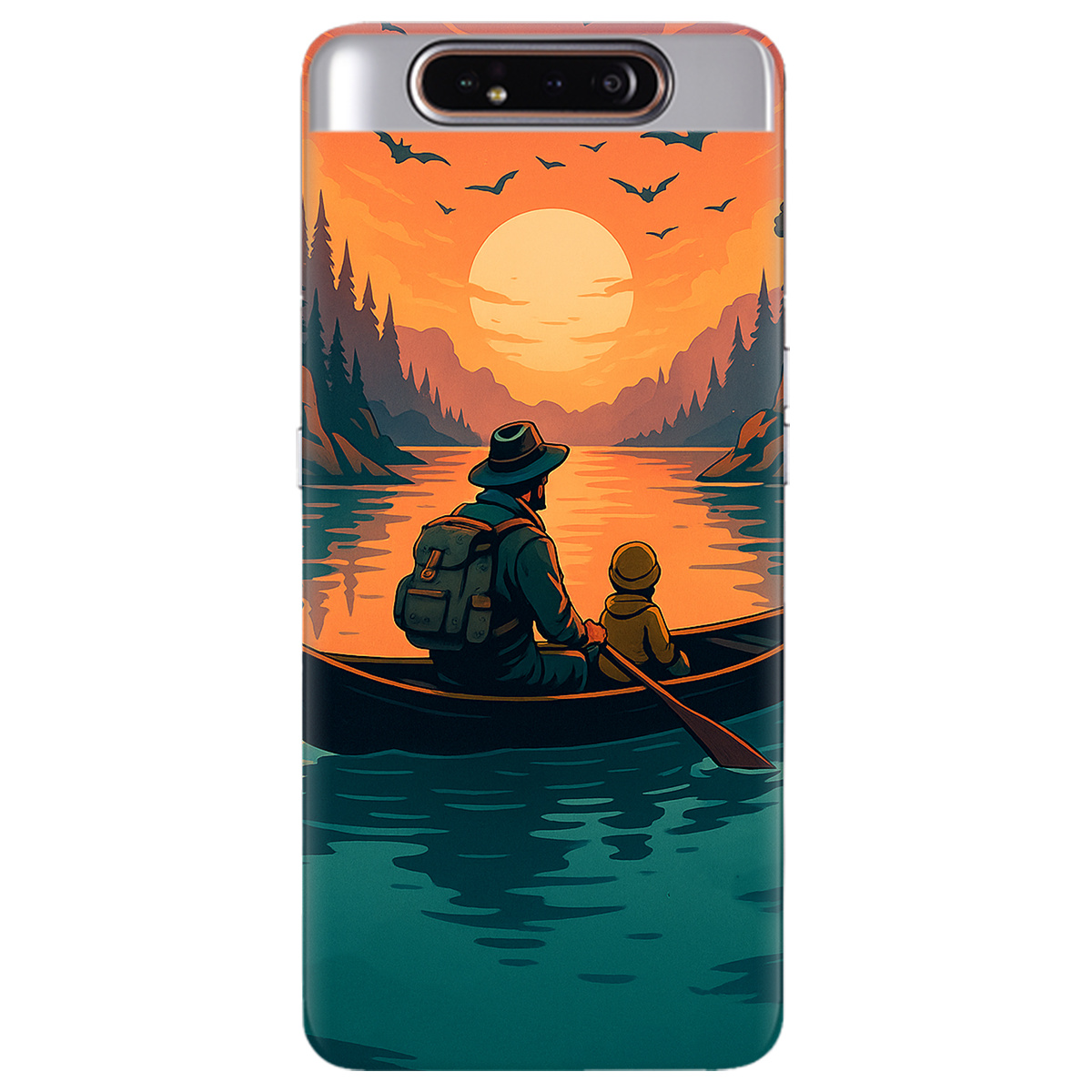 Чехол для Samsung Galaxy A80 Тиха риболовля - фото 1 - Чехлы для телефонов