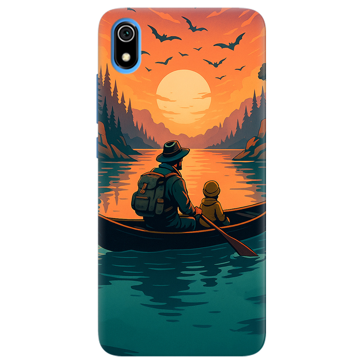 Чохол для Xiaomi Redmi 7A Тиха риболовля - фото 1 Чохол для Xiaomi Redmi 7A Тиха риболовля - фото 1 - Чохли для телефонів