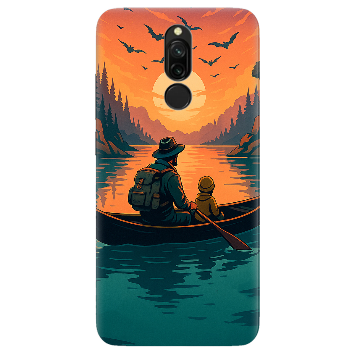 Чехол для Xiaomi Redmi 8 Тиха риболовля - фото 1 - Чехлы для телефонов