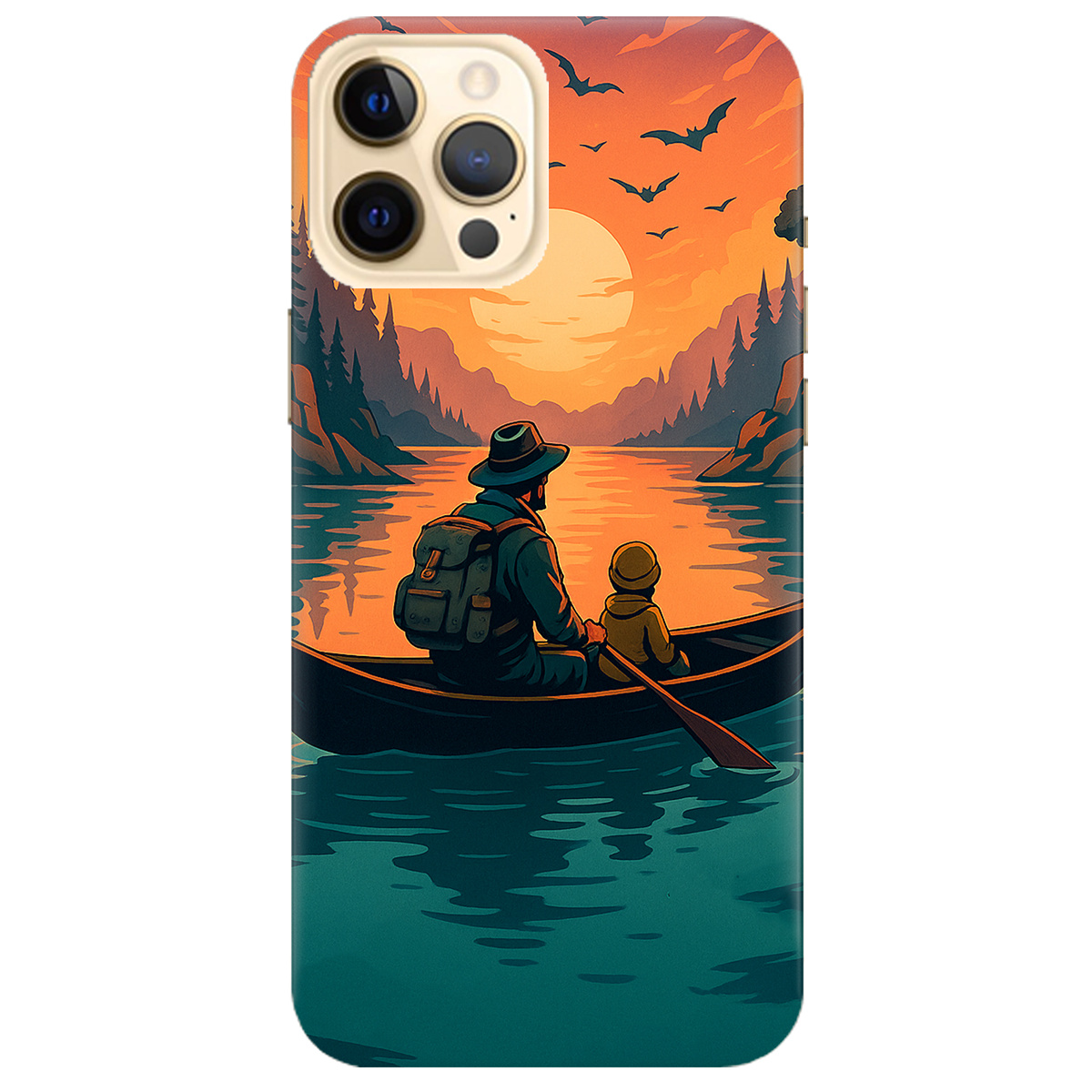 Чохол для Apple iPhone 12 Pro Max Тиха риболовля - фото 1 Чохол для Apple iPhone 12 Pro Max Тиха риболовля - фото 1 - Чохли для телефонів