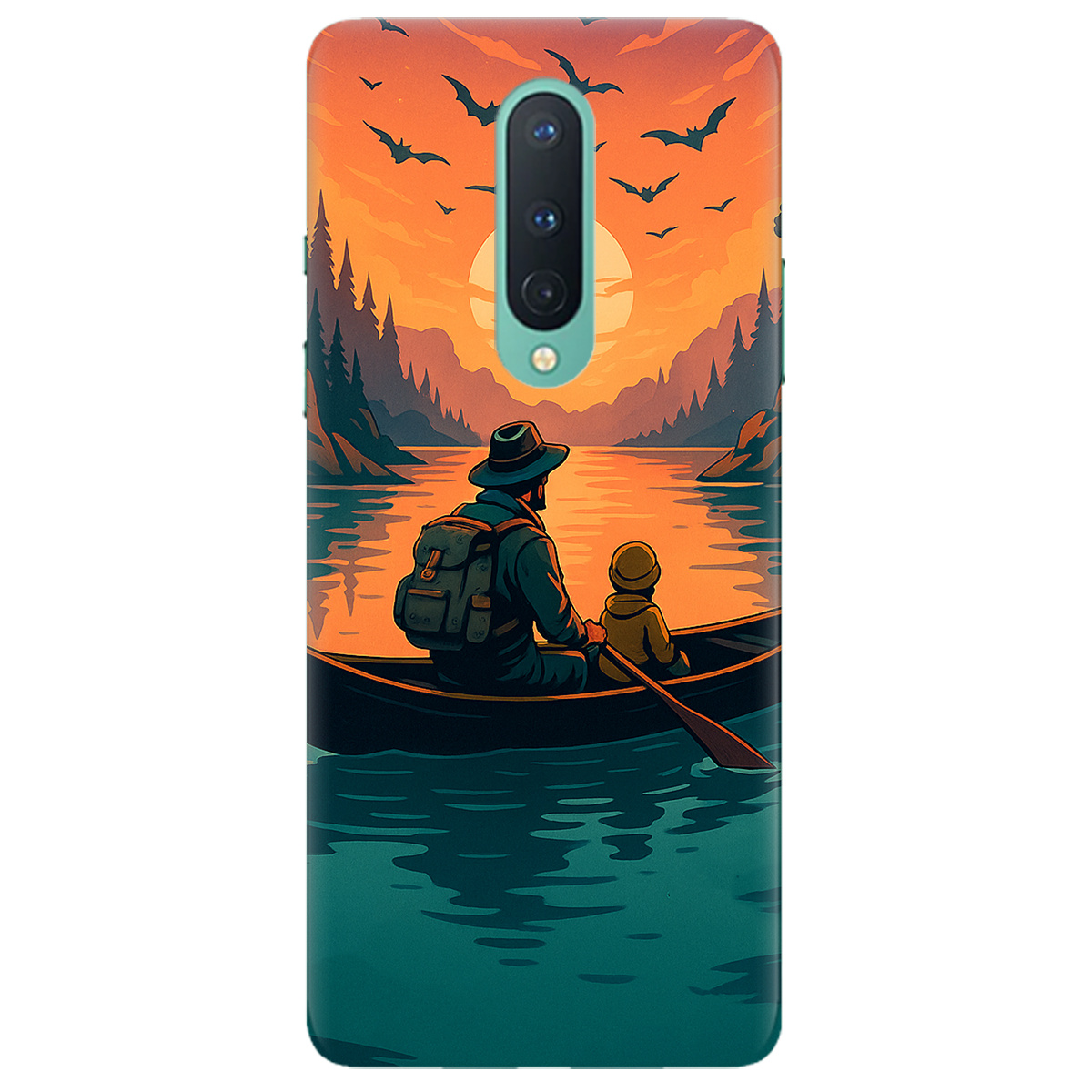 Чохол для OnePlus 8 Тиха риболовля - фото 1 - Чохли для телефонів