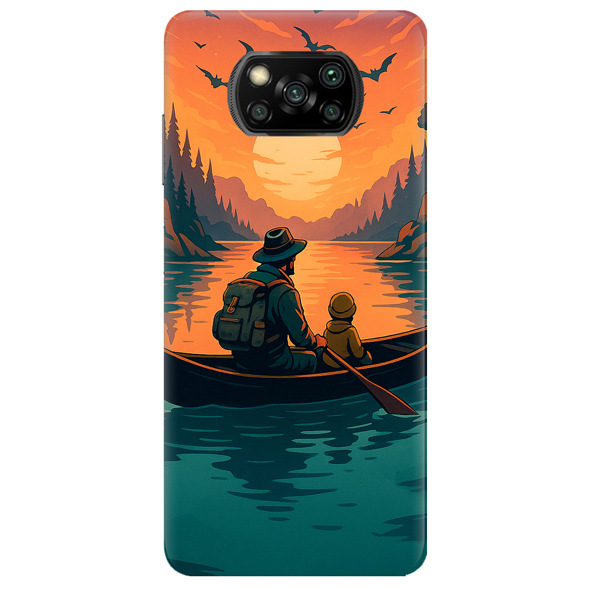 Чехол для Xiaomi Poco X3 Тиха риболовля - фото 1 - Чехлы для телефонов