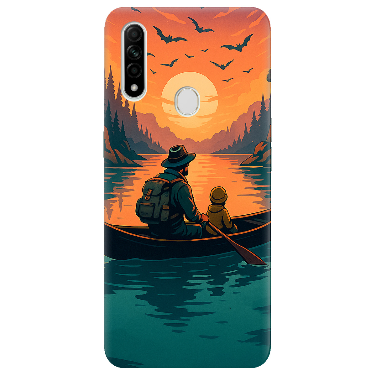 Чохол для Oppo A31 Тиха риболовля - фото 1 - Чохли для телефонів