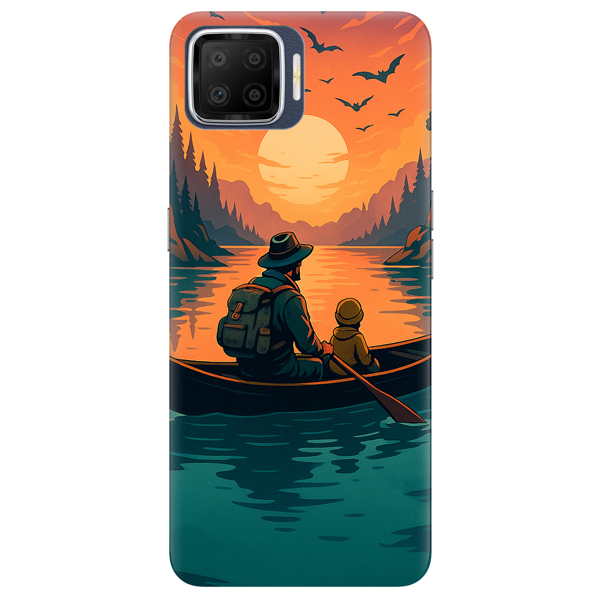 Чохол для Oppo A73 Тиха риболовля - фото 1 - Чохли для телефонів