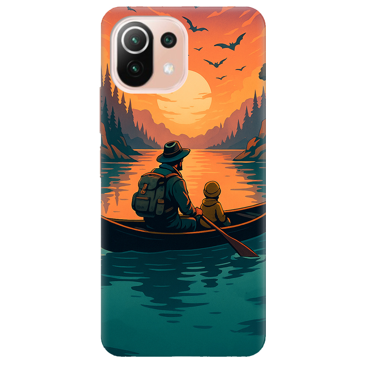 Чехол для Xiaomi Mi 11 lite Тиха риболовля - фото 1 - Чехлы для телефонов
