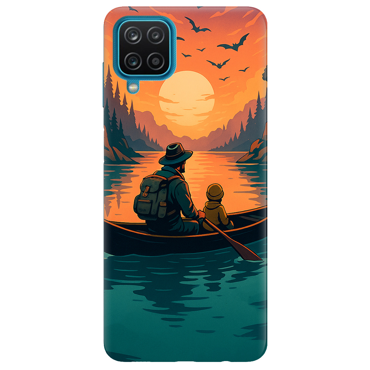 Чохол для Samsung Galaxy A12 4G Тиха риболовля - фото 1 - Чохли для телефонів