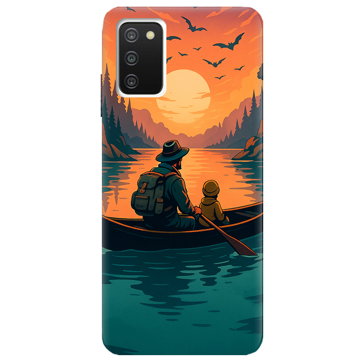 Чохол для Samsung Galaxy A03s Тиха риболовля - фото 1 - Чохли для телефонів