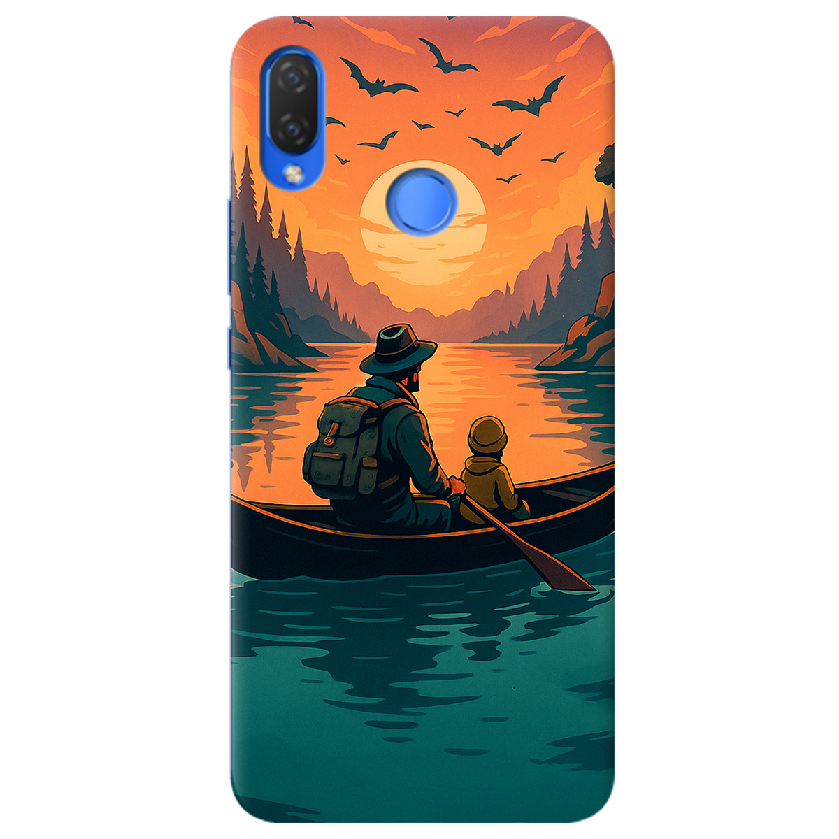 Чехол для Huawei P Smart Plus Тиха риболовля - фото 1 - Чехлы для телефонов