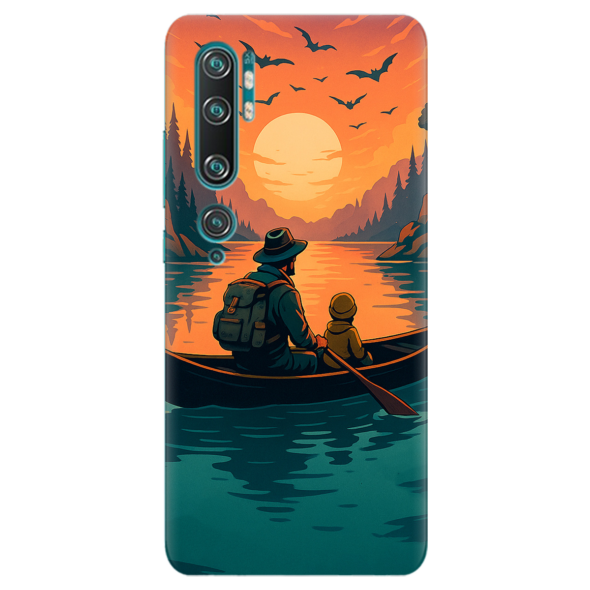 Чехол для Xiaomi Mi Note 10 Pro Тиха риболовля - фото 1 - Чехлы для телефонов