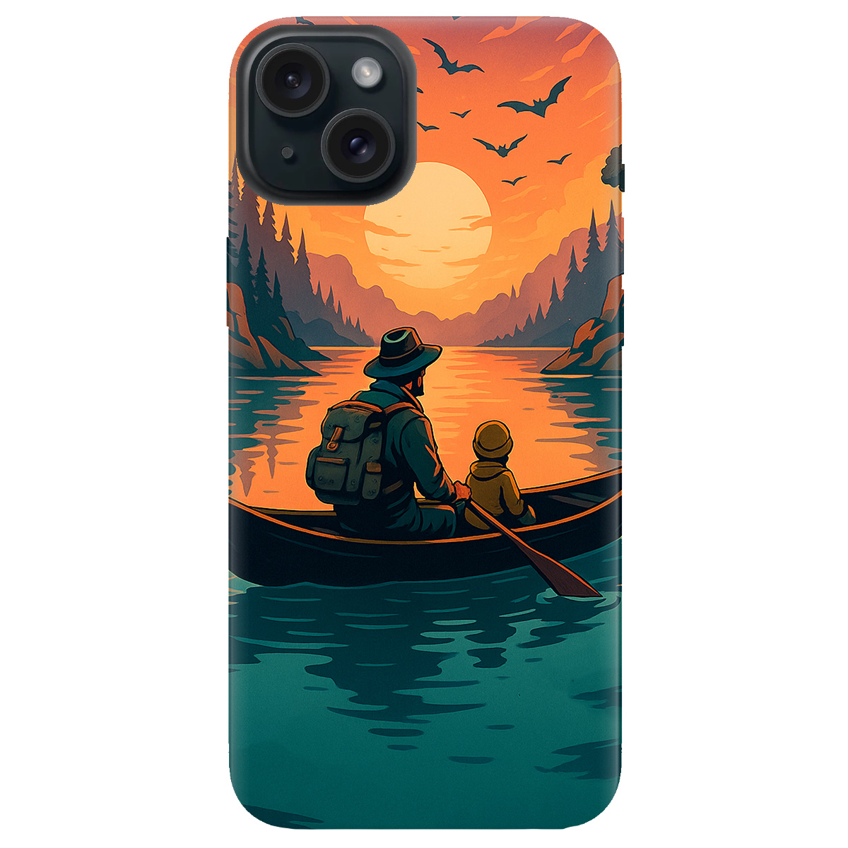 Чехол для Apple iPhone 15 Plus Тиха риболовля - фото 1 - Чехлы для телефонов