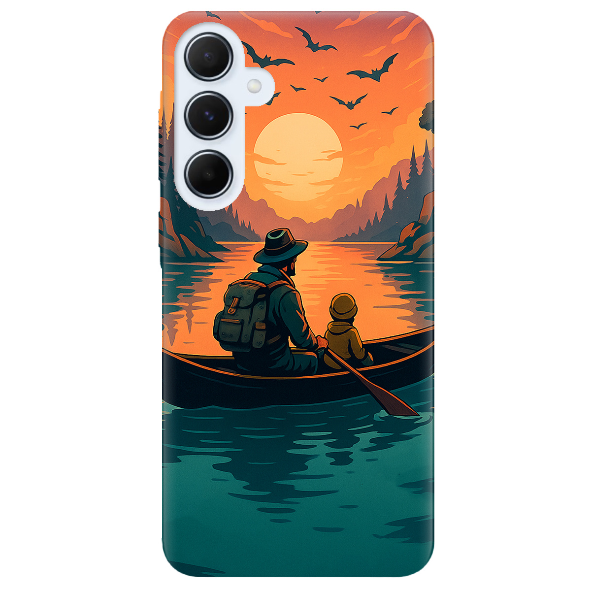 Чехол для Samsung Galaxy A55 Тиха риболовля - фото 1 - Чехлы для телефонов