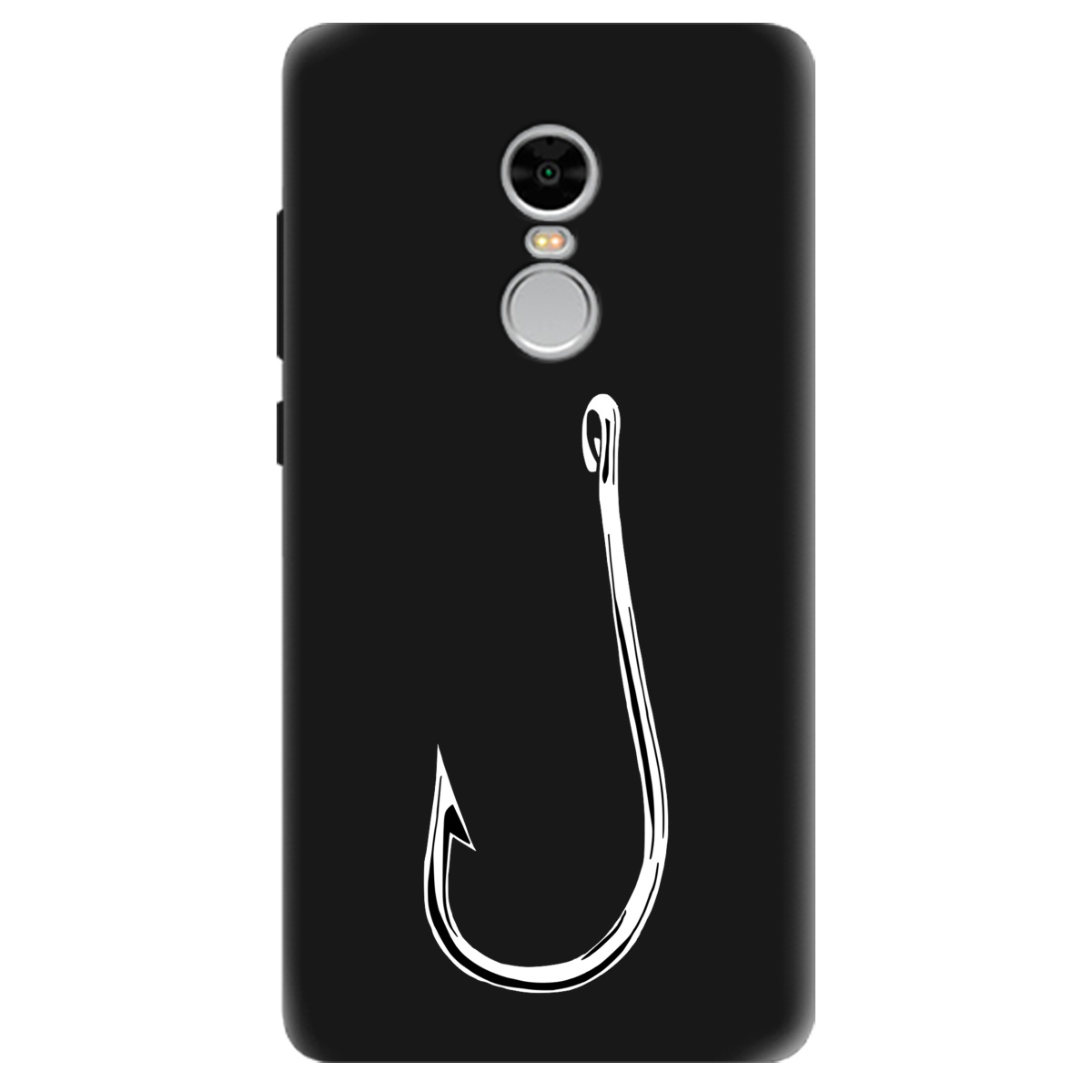 Чехол для Xiaomi Redmi Note 4 черный матовый soft touch Щасливий гачок - фото 1 - Чехлы для телефонов