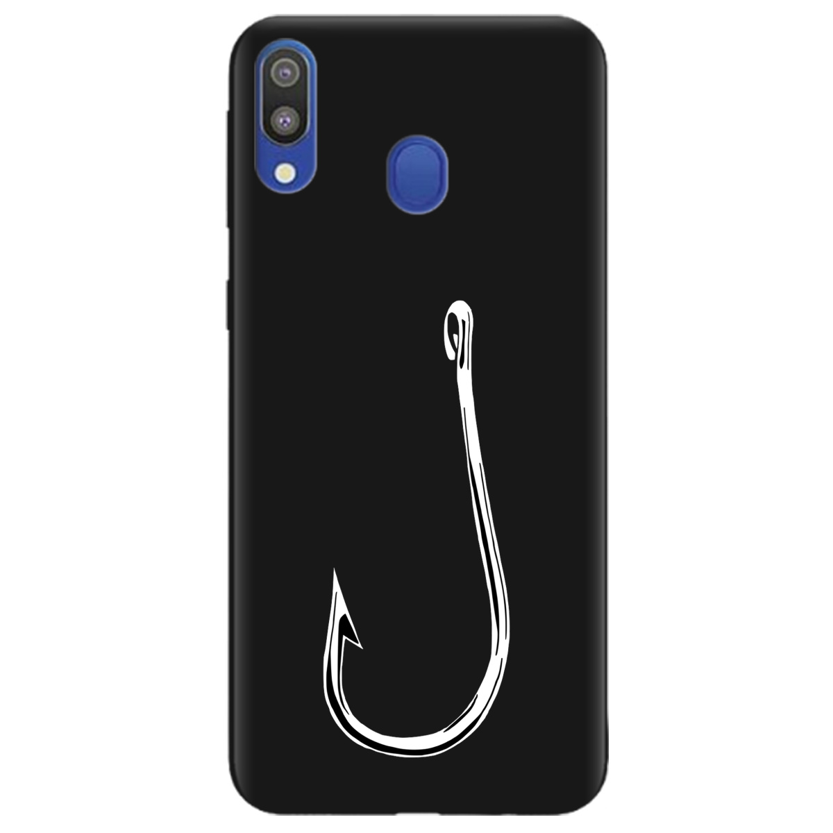 Чехол для Samsung Galaxy M20 черный матовый soft touch Щасливий гачок - фото 1 Чехол для Samsung Galaxy M20 черный матовый soft touch Щасливий гачок - фото 1 - Чехлы для телефонов