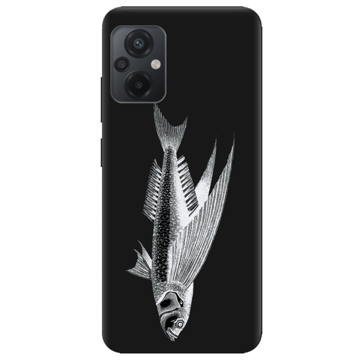 Чехол для Xiaomi Poco M5 черный матовый soft touch Срібний трофей - фото 1 - Чехлы для телефонов