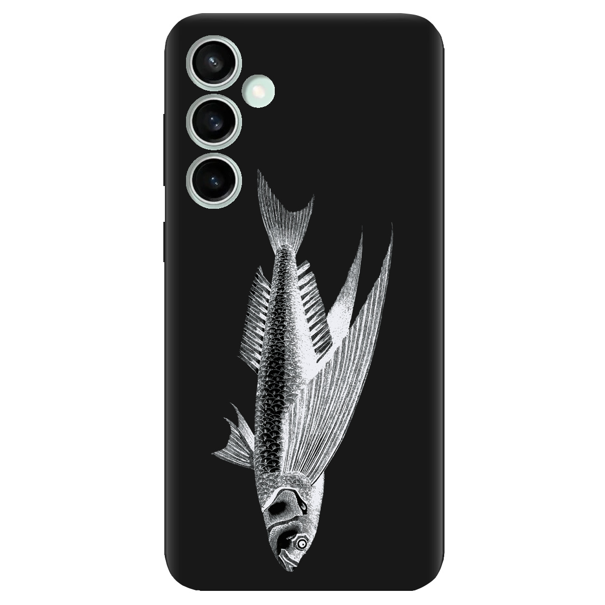 Чехол для Samsung Galaxy S23 FE черный матовый soft touch Срібний трофей - фото 1 - Чехлы для телефонов