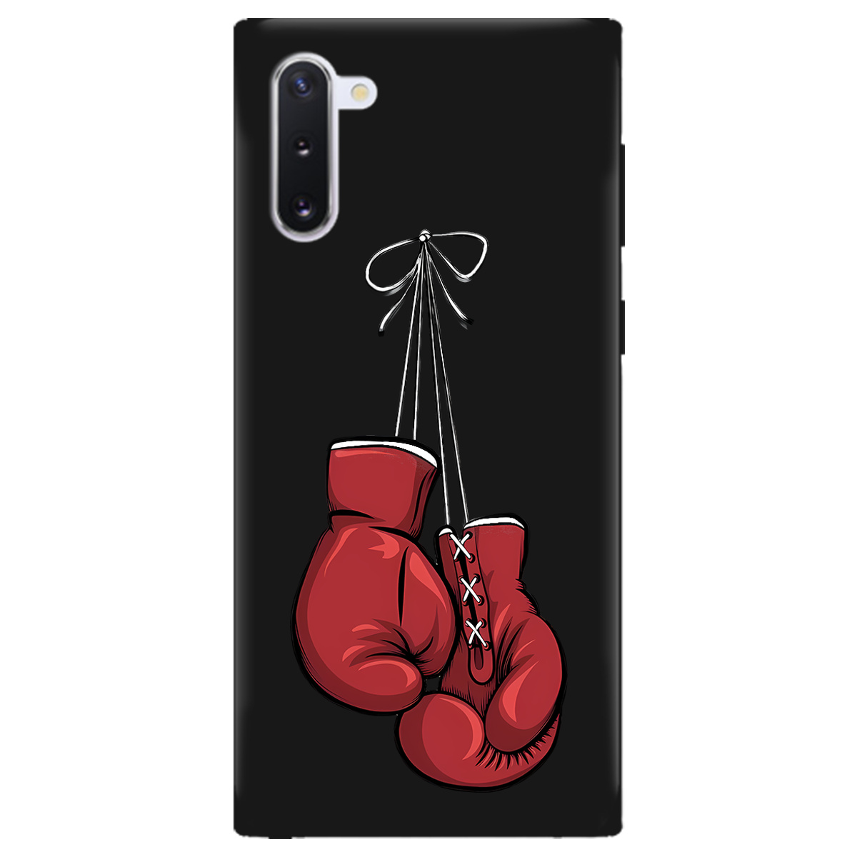 Чохол для Samsung Galaxy Note 10 чорний матовий soft touch Тиша рингу - фото 1 - Чохли для телефонів