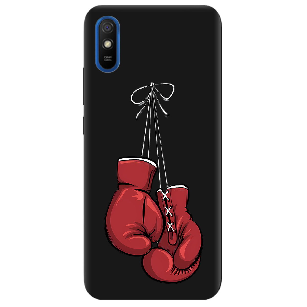 Чехол для Xiaomi Redmi 9A черный матовый soft touch Тиша рингу - фото 1 Чехол для Xiaomi Redmi 9A черный матовый soft touch Тиша рингу - фото 1 - Чехлы для телефонов
