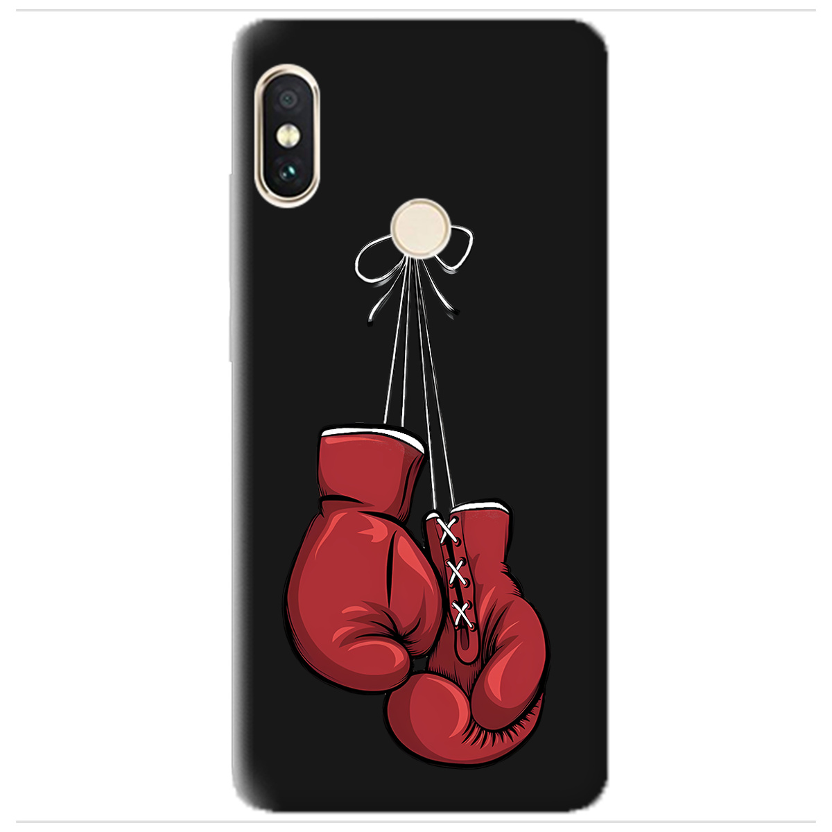 Чохол для Xiaomi Redmi Note 5 чорний матовий soft touch Тиша рингу - фото 1 - Чохли для телефонів