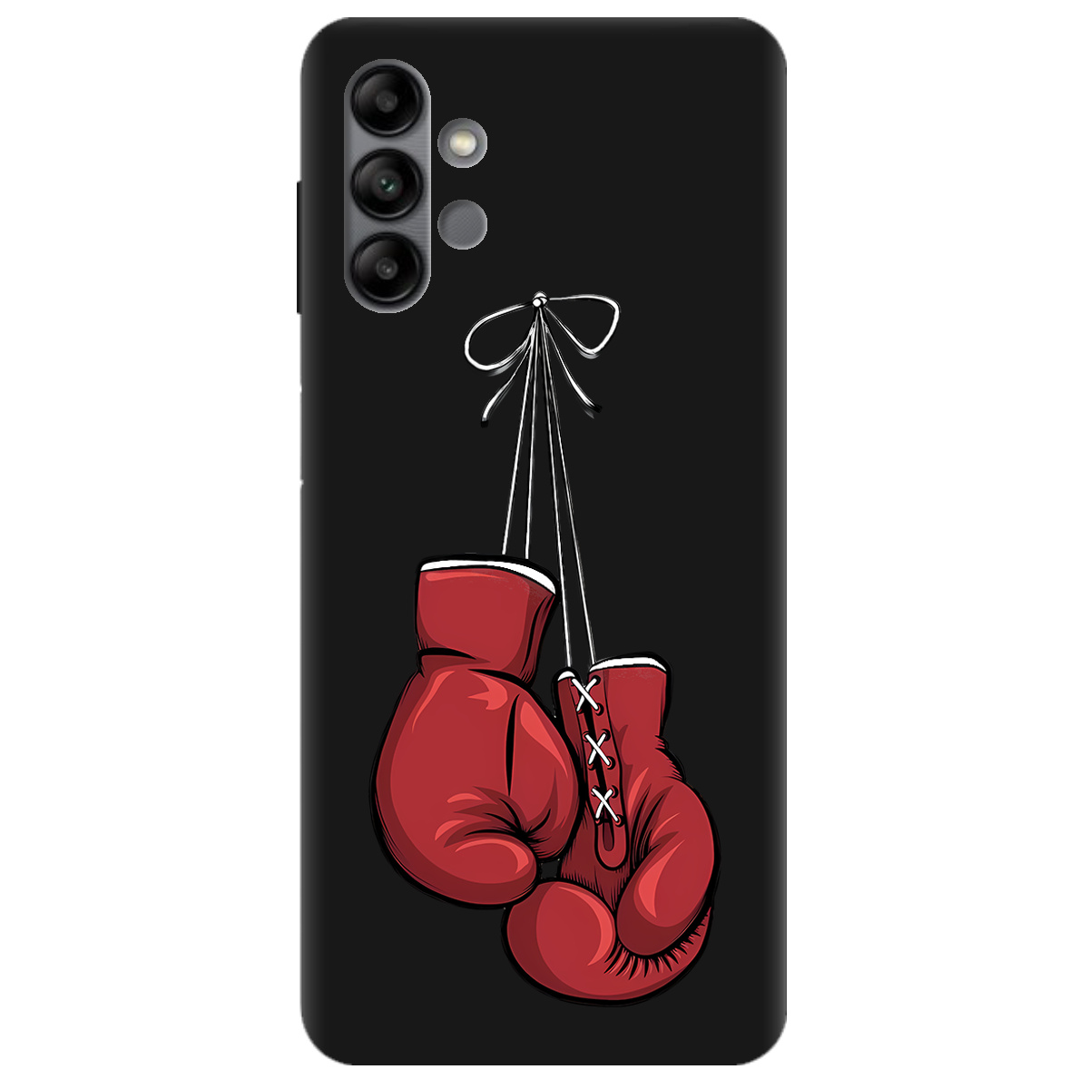 Чехол для Samsung Galaxy A04s черный матовый soft touch Тиша рингу - фото 1 - Чехлы для телефонов