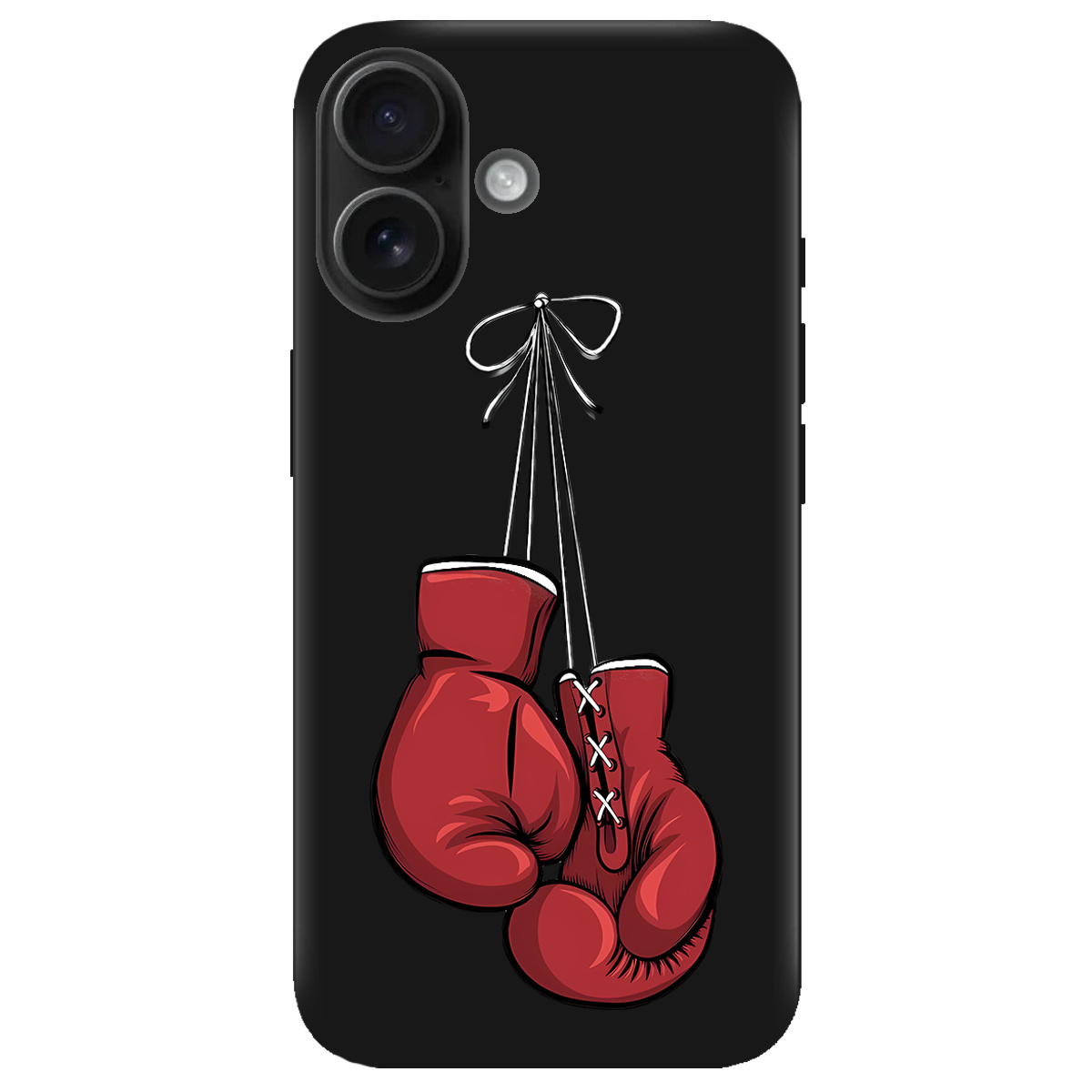 Чехол для Apple iPhone 16 Plus черный матовый soft touch Тиша рингу - фото 1 Чехол для Apple iPhone 16 Plus черный матовый soft touch Тиша рингу - фото 1 - Чехлы для телефонов