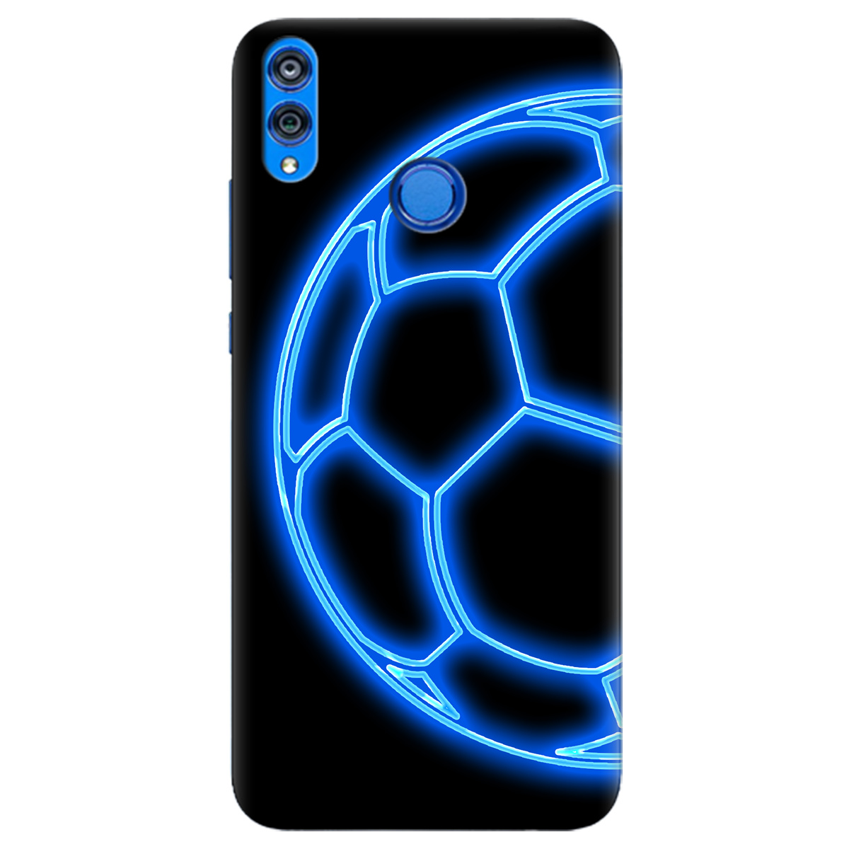 Чохол для Huawei Honor 8x Неоновий мʼяч - фото 1 - Чохли для телефонів