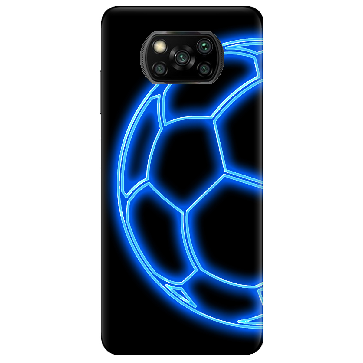 Чехол для Xiaomi Poco X3 Неоновий мʼяч - фото 1 - Чехлы для телефонов