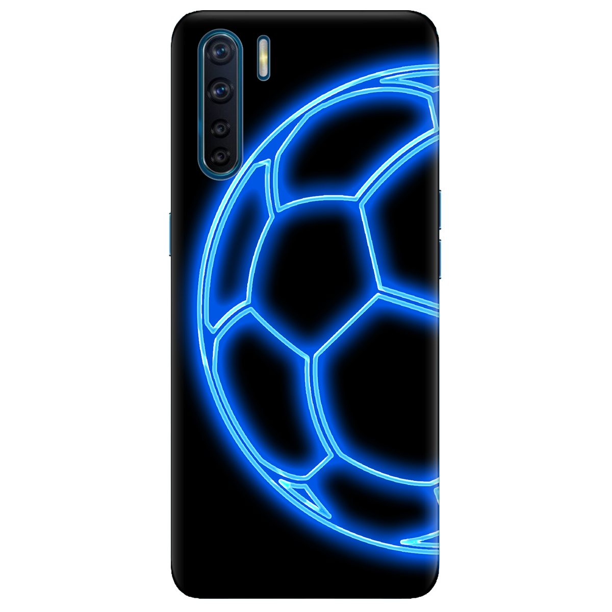 Чохол для Oppo Reno 3 Неоновий мʼяч - фото 1 - Чохли для телефонів