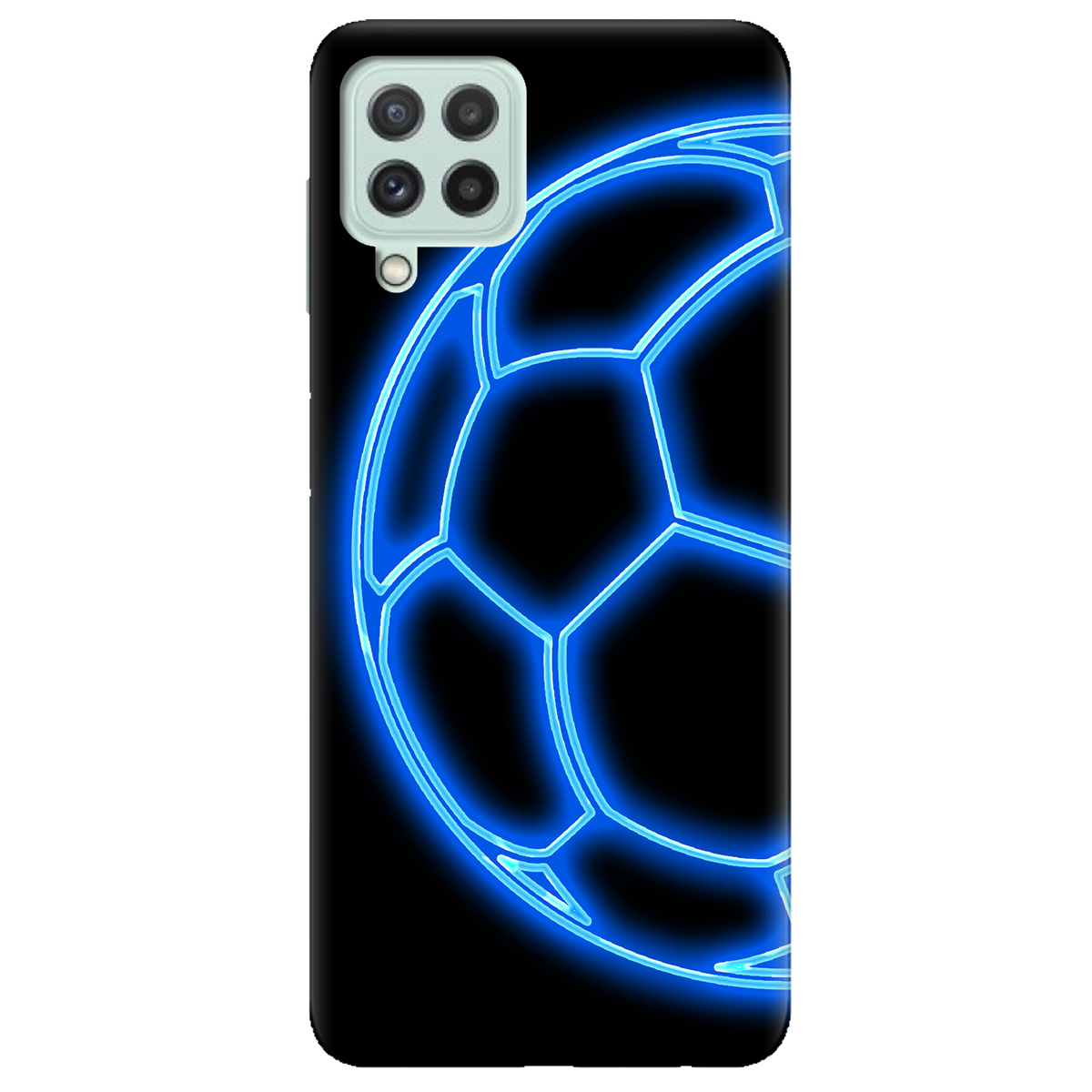 Чохол для Samsung Galaxy M22 Неоновий мʼяч - фото 1 - Чохли для телефонів