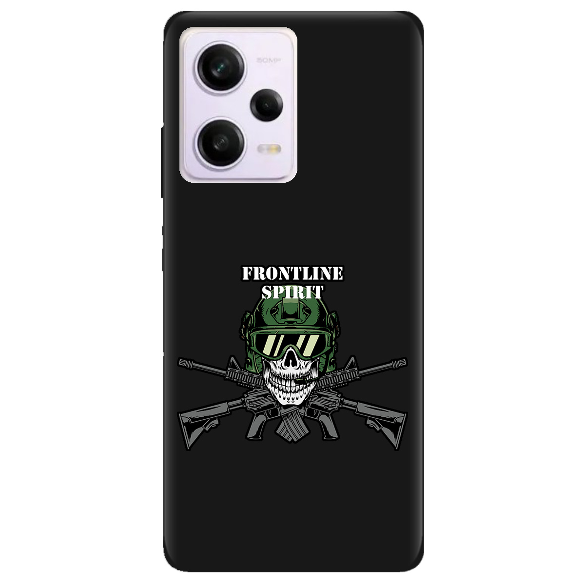 Чехол для Xiaomi Redmi Note 12 Pro 5G черный матовый soft touch Дух фронту - фото 1 Чехол для Xiaomi Redmi Note 12 Pro 5G черный матовый soft touch Дух фронту - фото 1 - Чехлы для телефонов