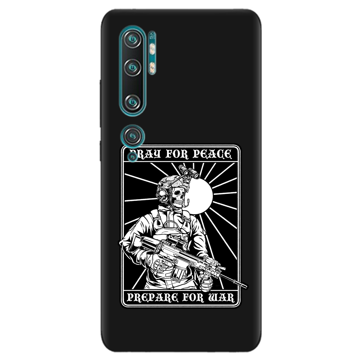 Чехол для Xiaomi Mi Note 10 Pro черный матовый soft touch Моліться за мир - фото 1 Чехол для Xiaomi Mi Note 10 Pro черный матовый soft touch Моліться за мир - фото 1 - Чехлы для телефонов